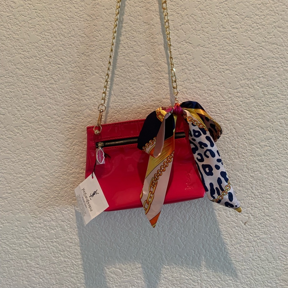 Authentic YSL Makeup bag converted into evening bag